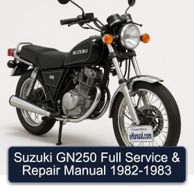 Suzuki GN250 Full Service & Repair Manual 1982-1983
