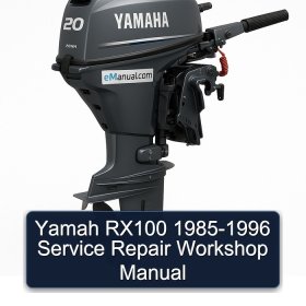 Yamah RX100 1985-1996 Service Repair Workshop Manual