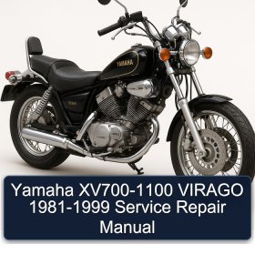 Yamaha XV700-1100 VIRAGO 1981-1999 Service Repair Manual