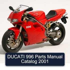 DUCATI 996 Parts Manual Catalog 2001