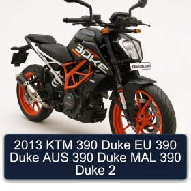 2013 KTM 390 Duke EU 390 Duke AUS 390 Duke MAL 390 Duke 2