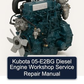 Kubota 05-E2BG Diesel Engine Workshop Service Repair Manual