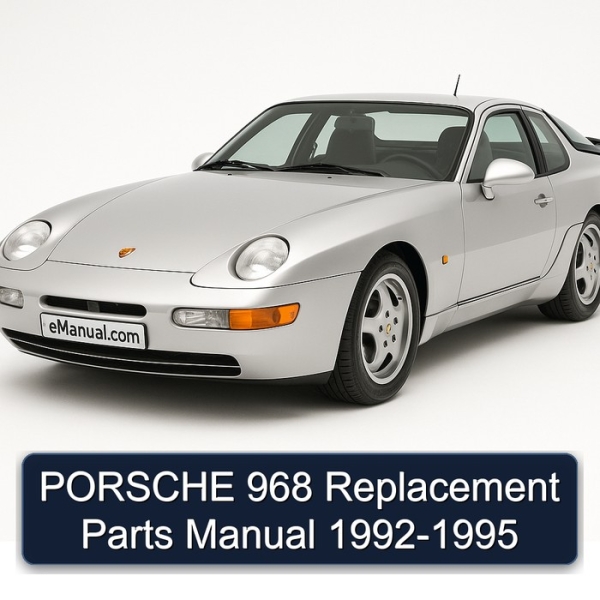 PORSCHE 968 Replacement Parts Manual 1992-1995