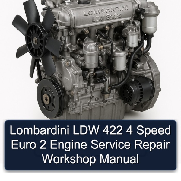 Lombardini LDW 422 4 Speed Euro 2 Engine Service Repair Workshop Manual