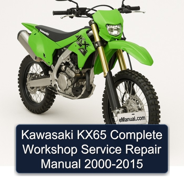 Kawasaki KX65 Complete Workshop Service Repair Manual 2000-2015