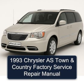 1993 Chrysler AS Town & Country Factory Service Repair Manual