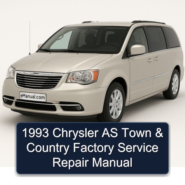 1993 Chrysler AS Town & Country Factory Service Repair Manual