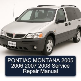 PONTIAC MONTANA 2005 2006 2007 2008 Manual de servicio y reparación