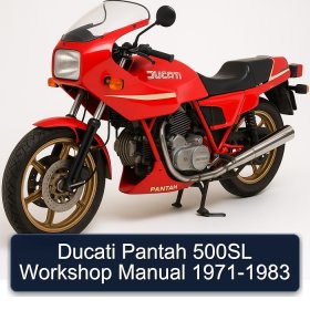 Ducati Pantah 500SL Workshop Manual 1971-1983