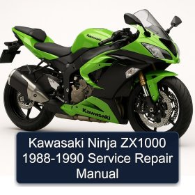 Kawasaki Ninja ZX1000 1988-1990 Service Repair Manual
