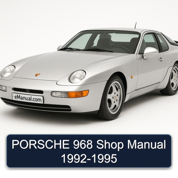 PORSCHE 968 Shop Manual 1992-1995