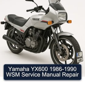 Yamaha YX600 1986-1990 WSM Service Manual Repair