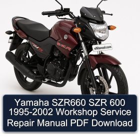 Yamaha SZR660 SZR 600 1995-2002 Workshop Service Repair Manual PDF Download