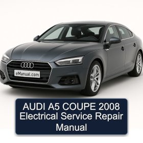 AUDI A5 COUPE 2008 Electrical Service Repair Manual