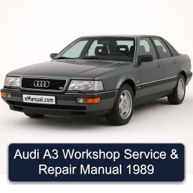 Audi A3 Workshop Service & Repair Manual 1989