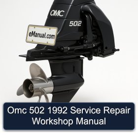 Omc 502 1992 Service Repair Workshop Manual