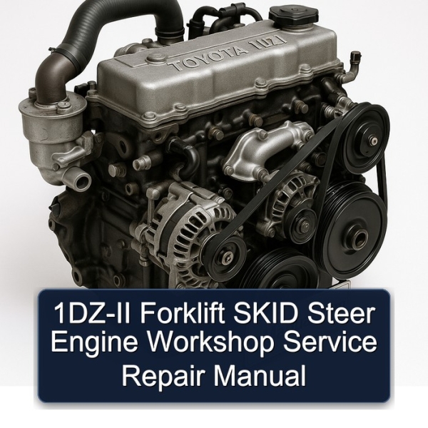 1DZ-II Forklift SKID Steer Engine Workshop Service Repair Manual