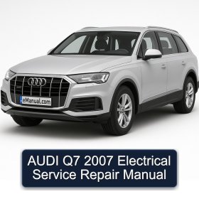 AUDI Q7 2007 Electrical Service Repair Manual