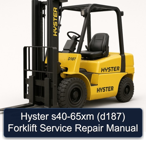 Hyster s40-65xm (d187) Forklift Service Repair Manual