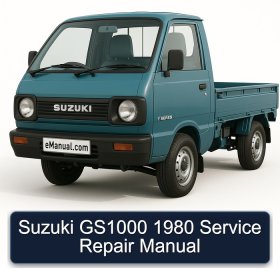 Suzuki GS1000 1980 Service Repair Manual