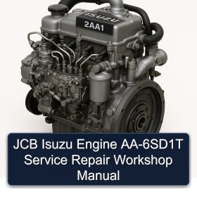 JCB Isuzu Engine AA-6SD1T Service Repair Workshop Manual