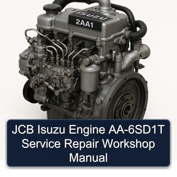 JCB Isuzu Engine AA-6SD1T Service Repair Workshop Manual