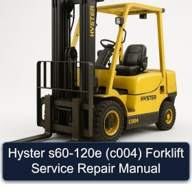 Hyster s60-120e (c004) Forklift Service Repair Manual