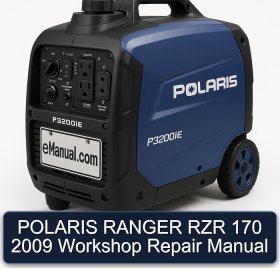 POLARIS RANGER RZR 170 2009 Workshop Repair Manual