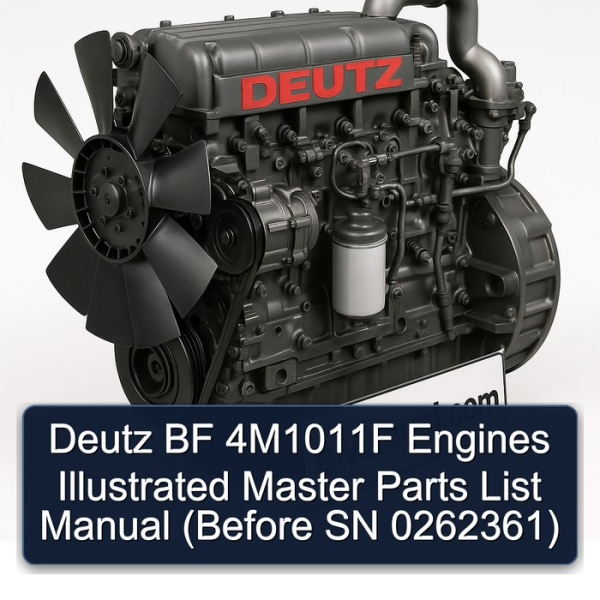 Deutz BF 4M1011F Engines Illustrated Master Parts List Manual (Before SN 0262361)