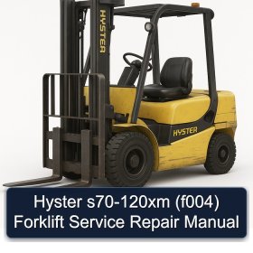 Hyster s70-120xm (f004) Forklift Service Repair Manual