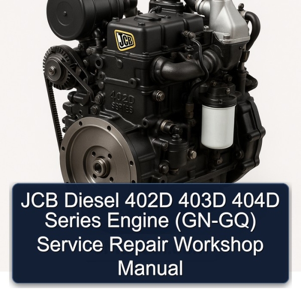 JCB Diesel 402D 403D 404D Series Engine (GN-GQ) Service Repair Workshop Manual