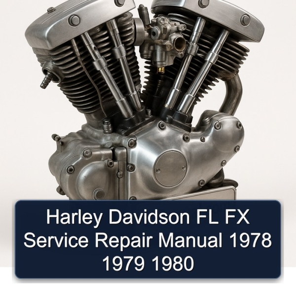 Harley Davidson FL FX Service Repair Manual 1978 1979 1980