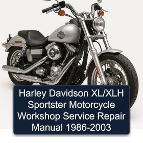 Harley Davidson XL/XLH Sportster Motorcycle Workshop Service Repair Manual 1986-2003