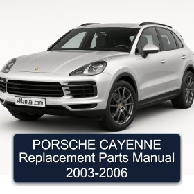 PORSCHE CAYENNE Replacement Parts Manual 2003-2006