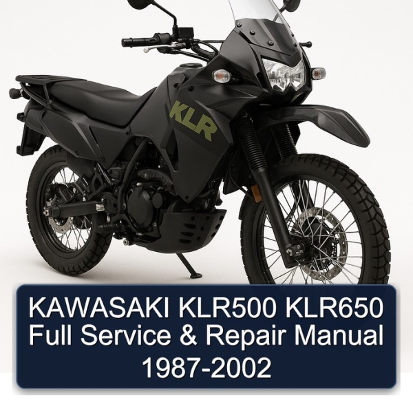 KAWASAKI KLR500 KLR650 Full Service & Repair Manual 1987-2002