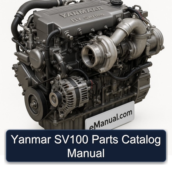 Yanmar SV100 Parts Catalog Manual