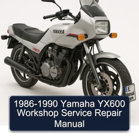1986-1990 Yamaha YX600 Workshop Service Repair Manual
