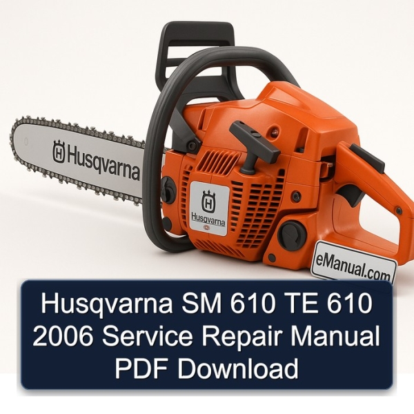 Husqvarna SM 610 TE 610 2006 Service Repair Manual PDF Download