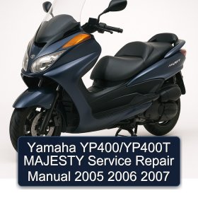 Yamaha YP400/YP400T MAJESTY Service Repair Manual 2005 2006 2007