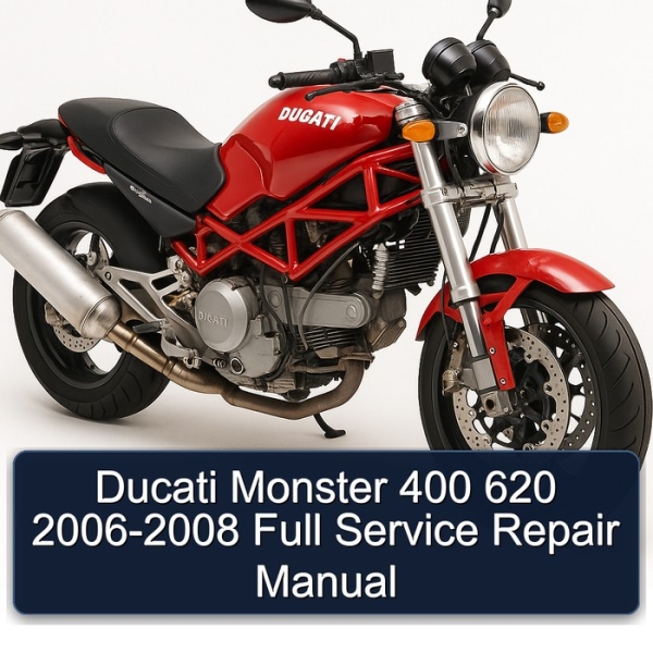 Ducati Monster 400 620 2006-2008 Full Service Repair Manual