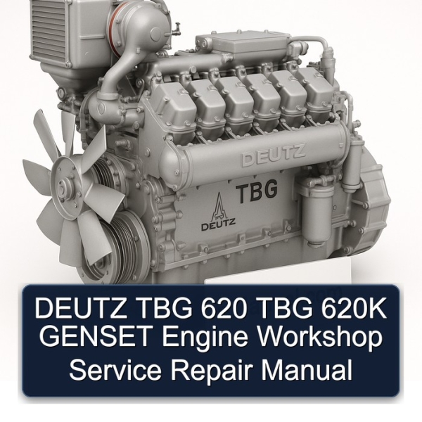 DEUTZ TBG 620 TBG 620K GENSET Engine Workshop Service Repair Manual