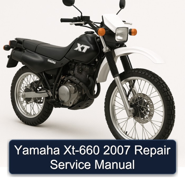 Yamaha Xt-660 2007 Repair Service Manual