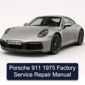 Porsche 911 1975 Factory Service Repair Manual