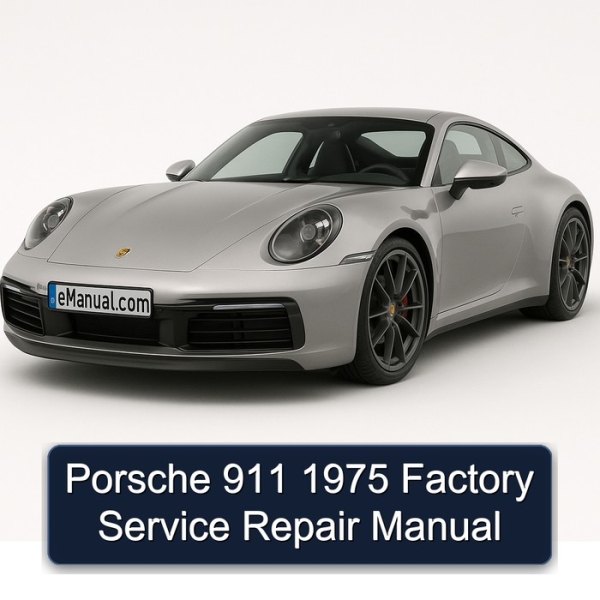 Porsche 911 1975 Factory Service Repair Manual