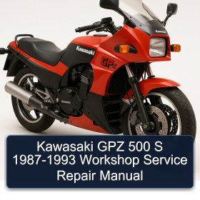 Kawasaki GPZ 500 S 1987-1993 Workshop Service Repair Manual