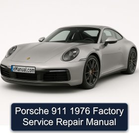 Porsche 911 1976 Factory Service Repair Manual