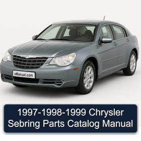 1997-1998-1999 Chrysler Sebring Parts Catalog Manual