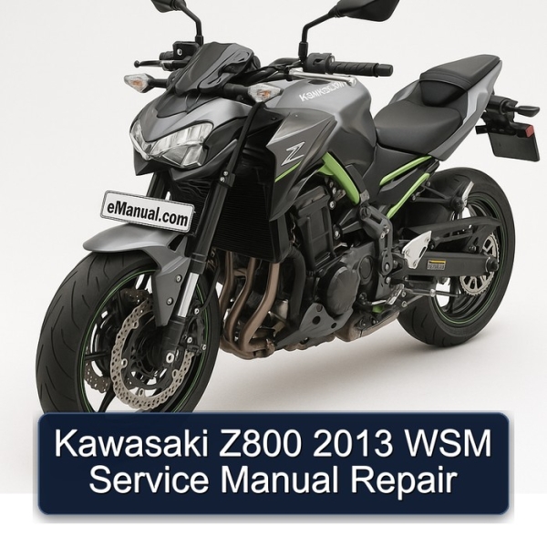 Kawasaki Z800 2013 WSM Service Manual Repair