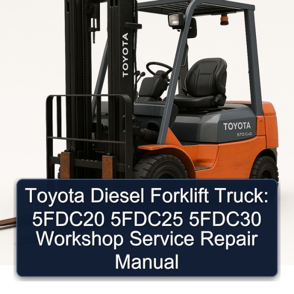 Toyota Diesel Forklift Truck: 5FDC20 5FDC25 5FDC30 Workshop Service Repair Manual