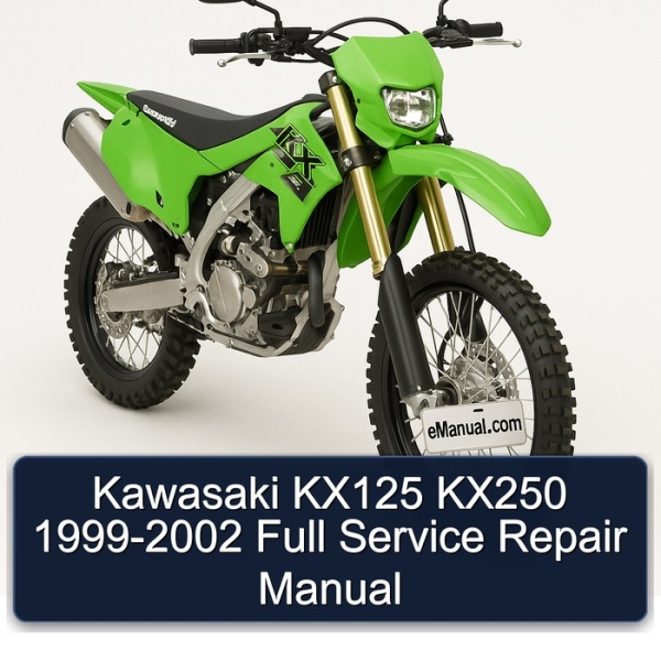 Kawasaki KX125 KX250 1999-2002 Full Service Repair Manual